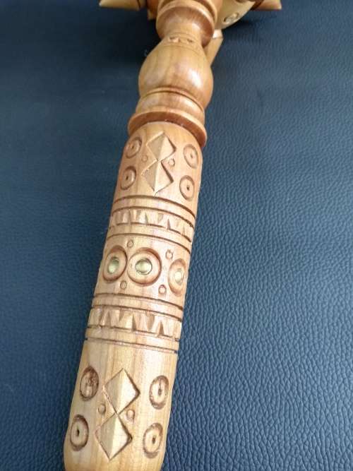 Super cool hand carved large 43cm Tall  display piece!!!!