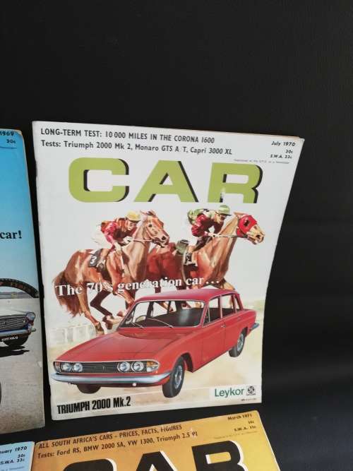 Rare  Car magazines from 1961 to 1970s bid for all