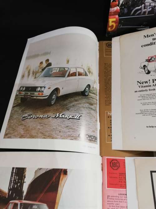 Rare  Car magazines from 1961 to 1970s bid for all
