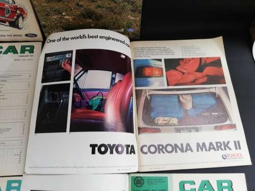 Rare  Car magazines from 1961 to 1970s bid for all