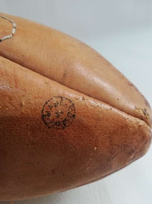 Rare vintage leather SPRINGBOK ball signed SA vs France!!!!!!!