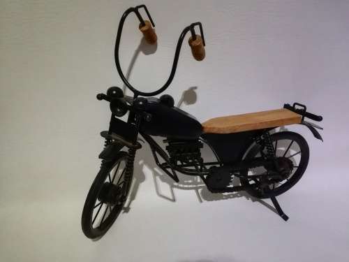 Large 40cm  metal and wood bike display piece!!!!