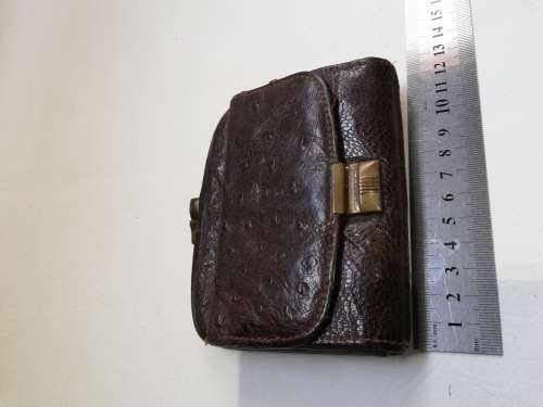 Genuine ostrich leather purse Kruger park!!!