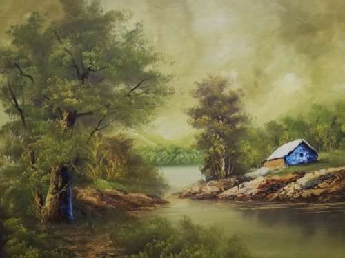 Beautiful oil on board painting size 55cm x 65cm!!!!