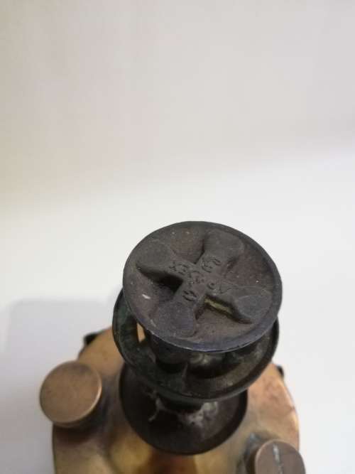 Rare mini vintage brass fold up stove not tested!!!!