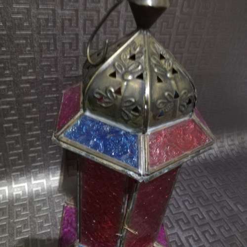 Beatifull glass candle holder 35cm Tall!!!!