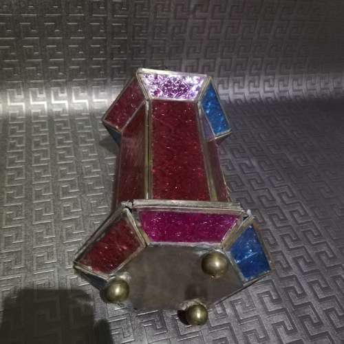 Beatifull glass candle holder 35cm Tall!!!!