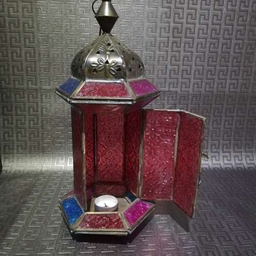 Beatifull glass candle holder 35cm Tall!!!!