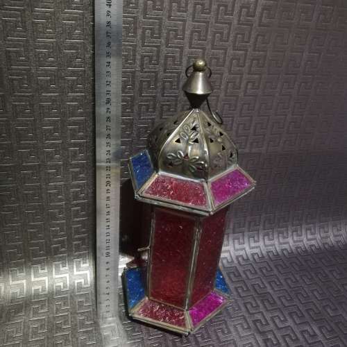 Beatifull glass candle holder 35cm Tall!!!!