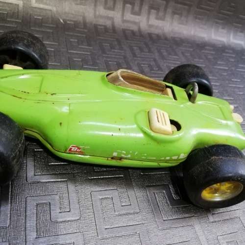 Vintage large buddy L F1 car tin toy!!!!!