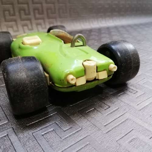 Vintage large buddy L F1 car tin toy!!!!!