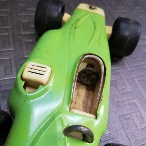 Vintage large buddy L F1 car tin toy!!!!!