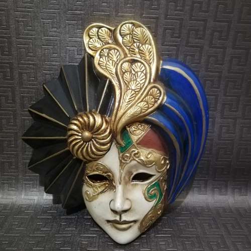 Stunning large ceramic mask!!!!!
