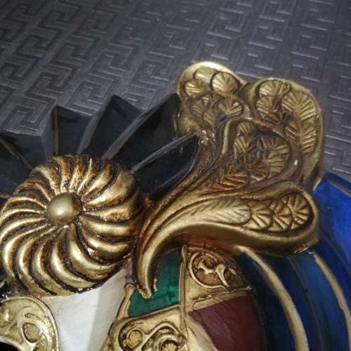 Stunning large ceramic mask!!!!!