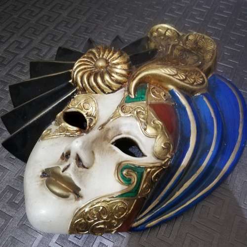 Stunning large ceramic mask!!!!!
