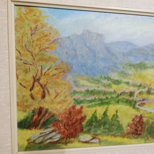 Stunning original landscape oil on board painting by M. M Koch 1981!!!!!
