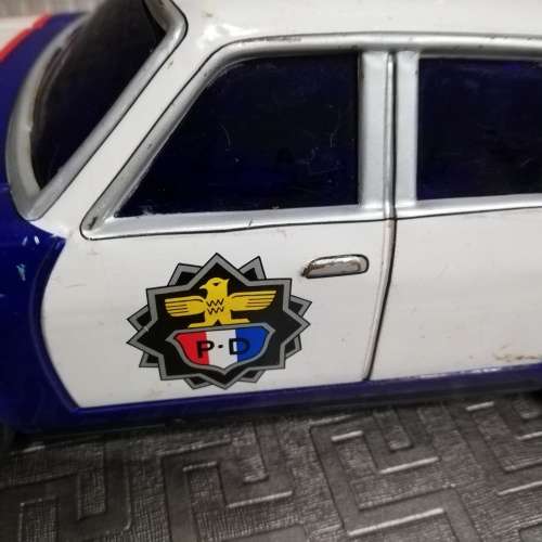 Rare police Patrol tin toy car made in Japan not tested 25cm large !!!!!!