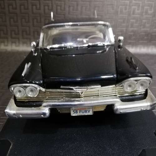Super large Original die cast Plymouth Fury Motormax scale 1:18!!!!!!
