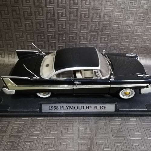 Super large Original die cast Plymouth Fury Motormax scale 1:18!!!!!!