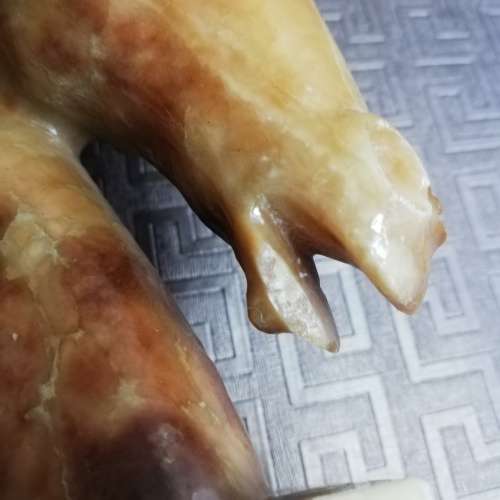 Two stunning marble horse bookends bid for both