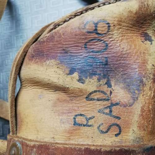 Vintage Genuine Leather horse bags with straps!!!!