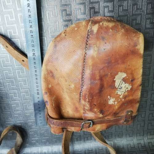 Vintage Genuine Leather horse bags with straps!!!!