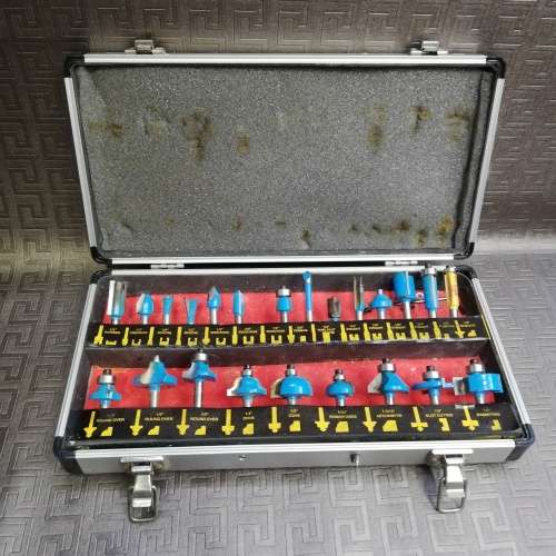 Large Collection of Router bids on case!!!!