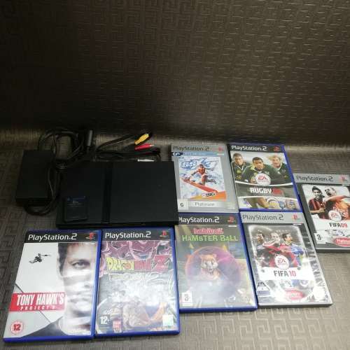 Vintage ps2 with 7 games ps2 goes on but does not read disks!!!!!