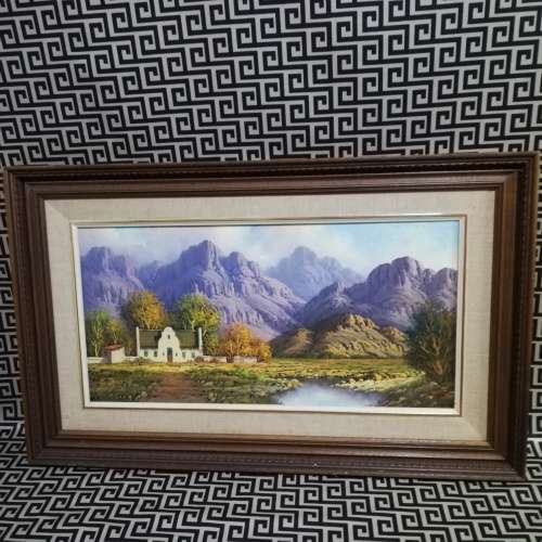 STUNNING Original G. CRONJE OIL ON BOARD PAINTING SIZE 80 CM X 49CM!!!!!!!