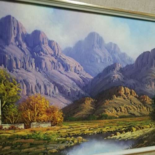 STUNNING Original G. CRONJE OIL ON BOARD PAINTING SIZE 80 CM X 49CM!!!!!!!