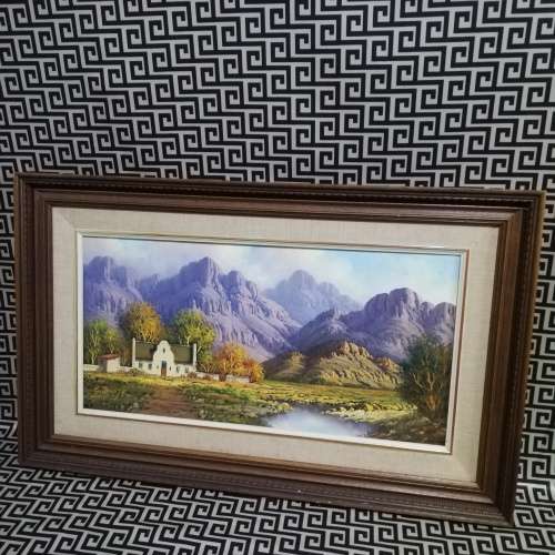 STUNNING Original G. CRONJE OIL ON BOARD PAINTING SIZE 80 CM X 49CM!!!!!!!