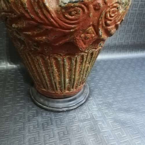 Solid vintage pottery light 54cm tall highly detailed!!!!