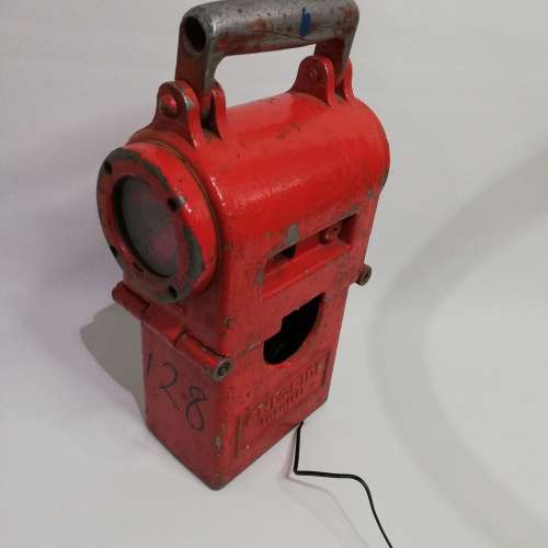 RARE SUPER COOL RAILWAY LAMP TURNED INTO LED LAMP WORKING!!!!!