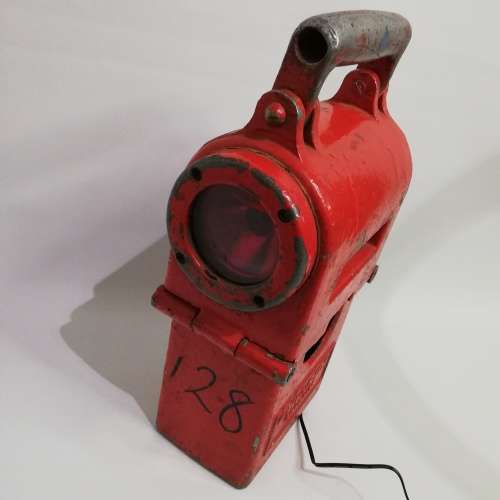 RARE SUPER COOL RAILWAY LAMP TURNED INTO LED LAMP WORKING!!!!!