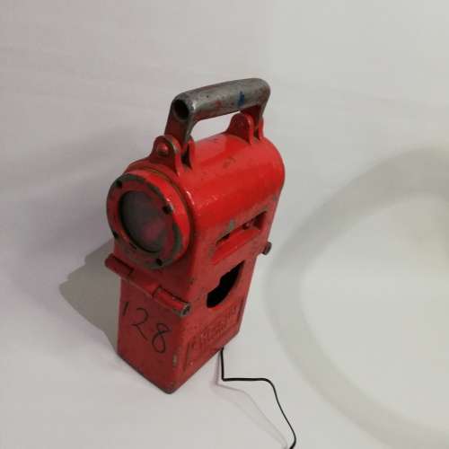RARE SUPER COOL RAILWAY LAMP TURNED INTO LED LAMP WORKING!!!!!