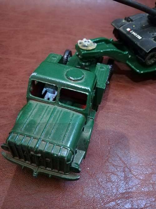 VINTAGE MILITARY TRUCK AND TRAILER WITH TANK BID FOR ALL!