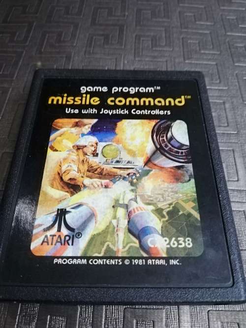 Atari 2600 missile command game!!!