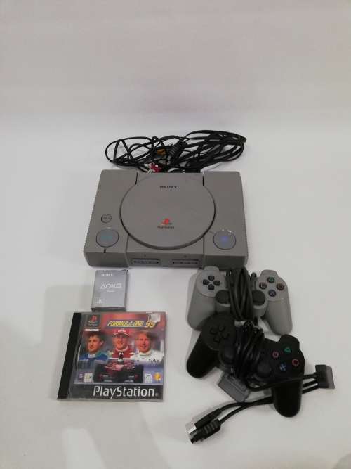 Complete Ps1 tested and working only the black controller is working not the grey 1!!!!