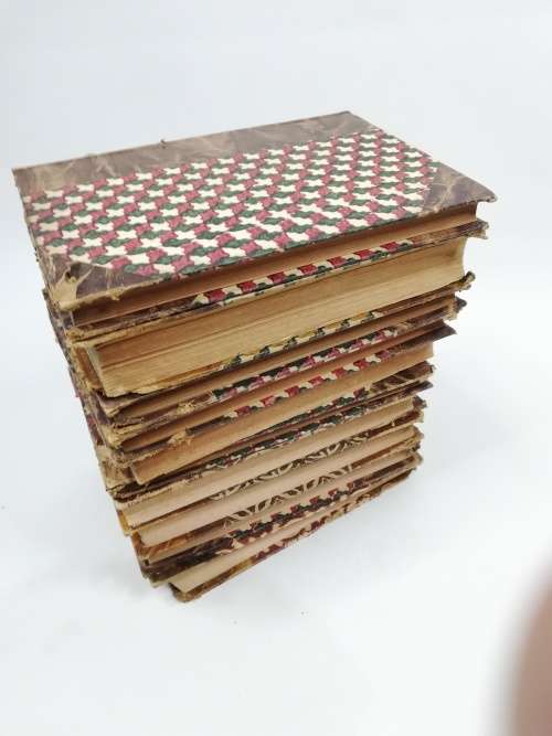 Vintage collection of Leather bound book`s bid for all!!!!
