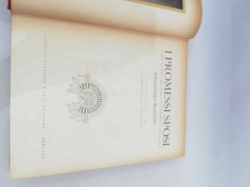 Large Alessandro Manzoni I PROMESSI SPOSI book!!!!