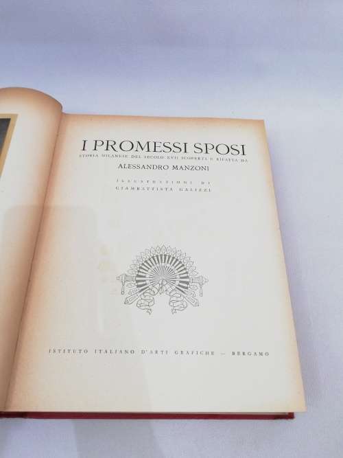 Large Alessandro Manzoni I PROMESSI SPOSI book!!!!