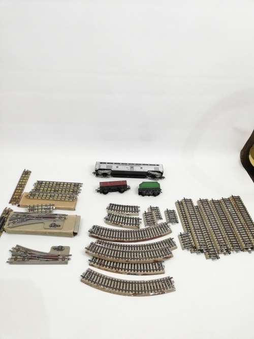 Large Collection of mixed train pieces  MACANNO, MARKLIN. FLEISCHMANN MADE IN WEST GERMANY!!!!