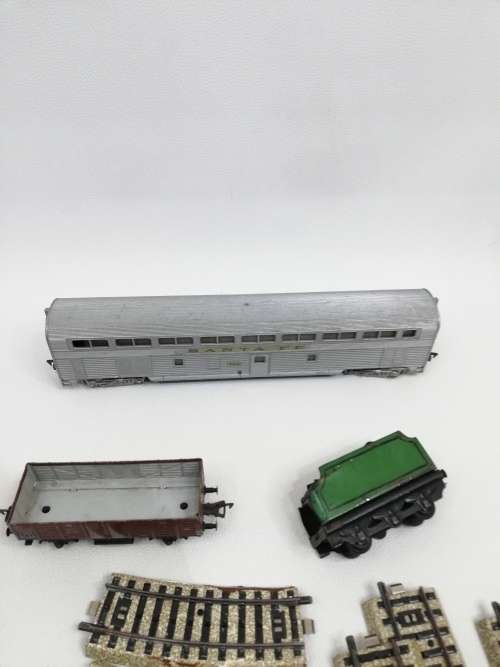 Large Collection of mixed train pieces  MACANNO, MARKLIN. FLEISCHMANN MADE IN WEST GERMANY!!!!