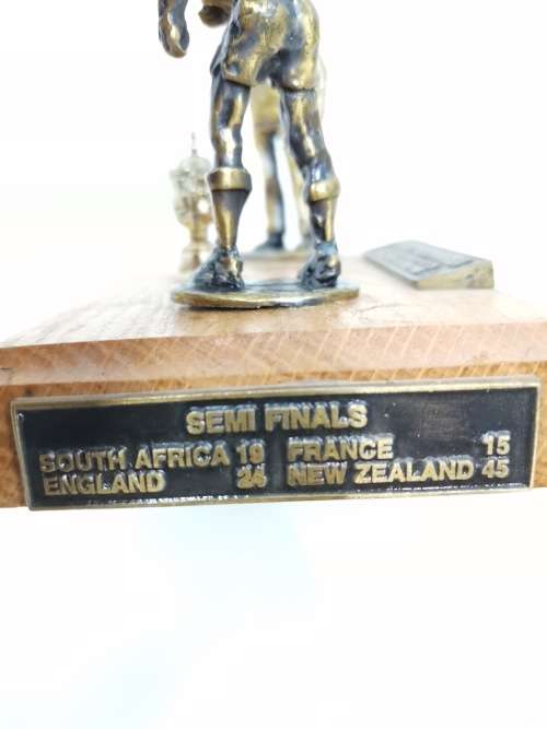 RARE 1995 rugby world cup display piece PRESIDENT NELSON MANDELA ELISS PARK 1995!!!!