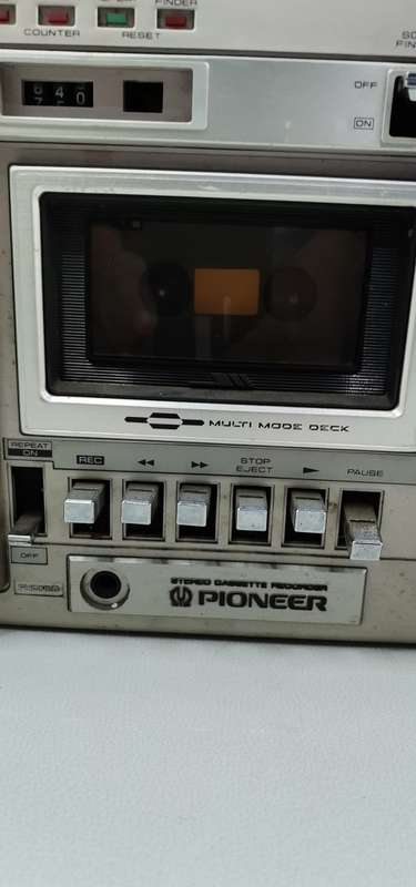SUPER RARE ORIGINAL PIONEER SK-21F GHETTOBLASTER BOOMBOX WORKING 1982 WORKING RARE FIND!!!!!!!