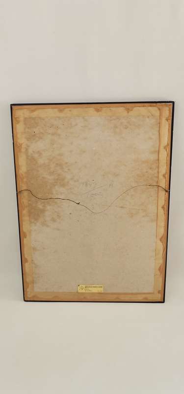 Beautiful Original watercolor by DEMETRIUS VASSILIOU SIGNED 70CM C 50CM!!!!!