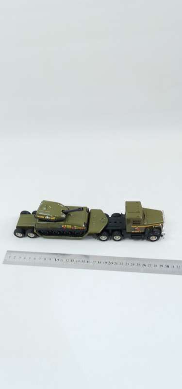 RARE BUDDY L TRUCK TRAILER AND TANK TIN PLATE TOYS MADE IN JAPAN !!!!!