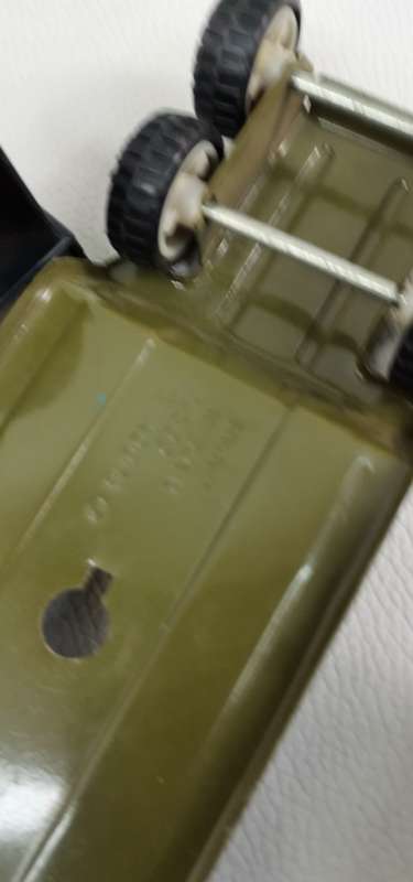 RARE BUDDY L TRUCK TRAILER AND TANK TIN PLATE TOYS MADE IN JAPAN !!!!!
