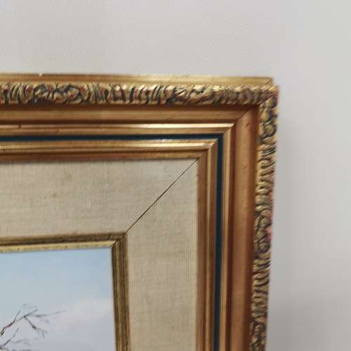 ORIGINAL HENRY BREDENKAMP OIL ON BOARD PAINTING SIGNED BY ARTIST 1975  SIZE 47 X 80CM!!!