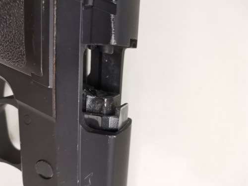 Realistic metal team 6 9mm Para sig f226 gas gun for spairs  and missing magazine box not tested!!!!